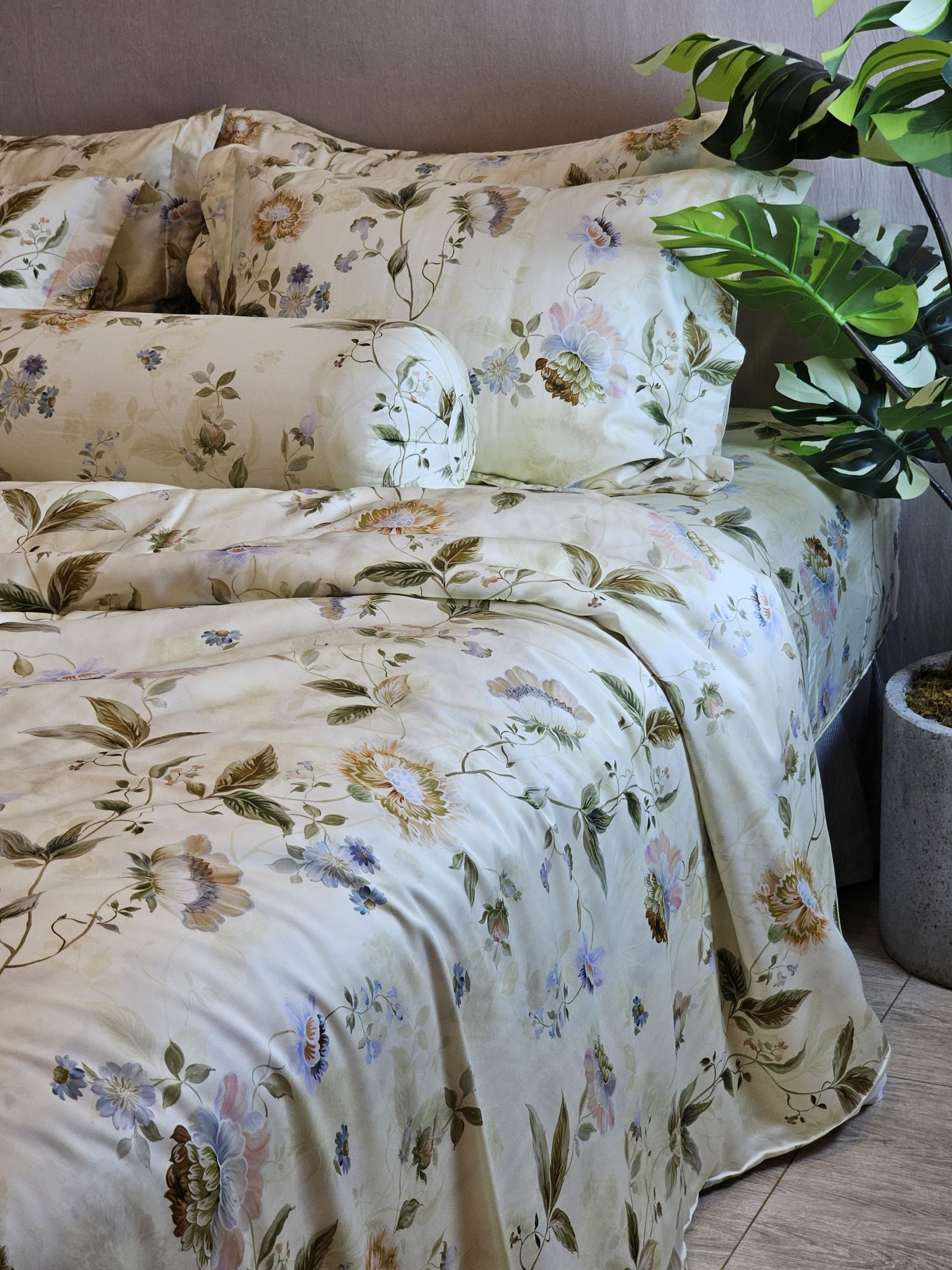 Bộ Ga Bọc Giường BAMBOO SOLID – DRAP BS02