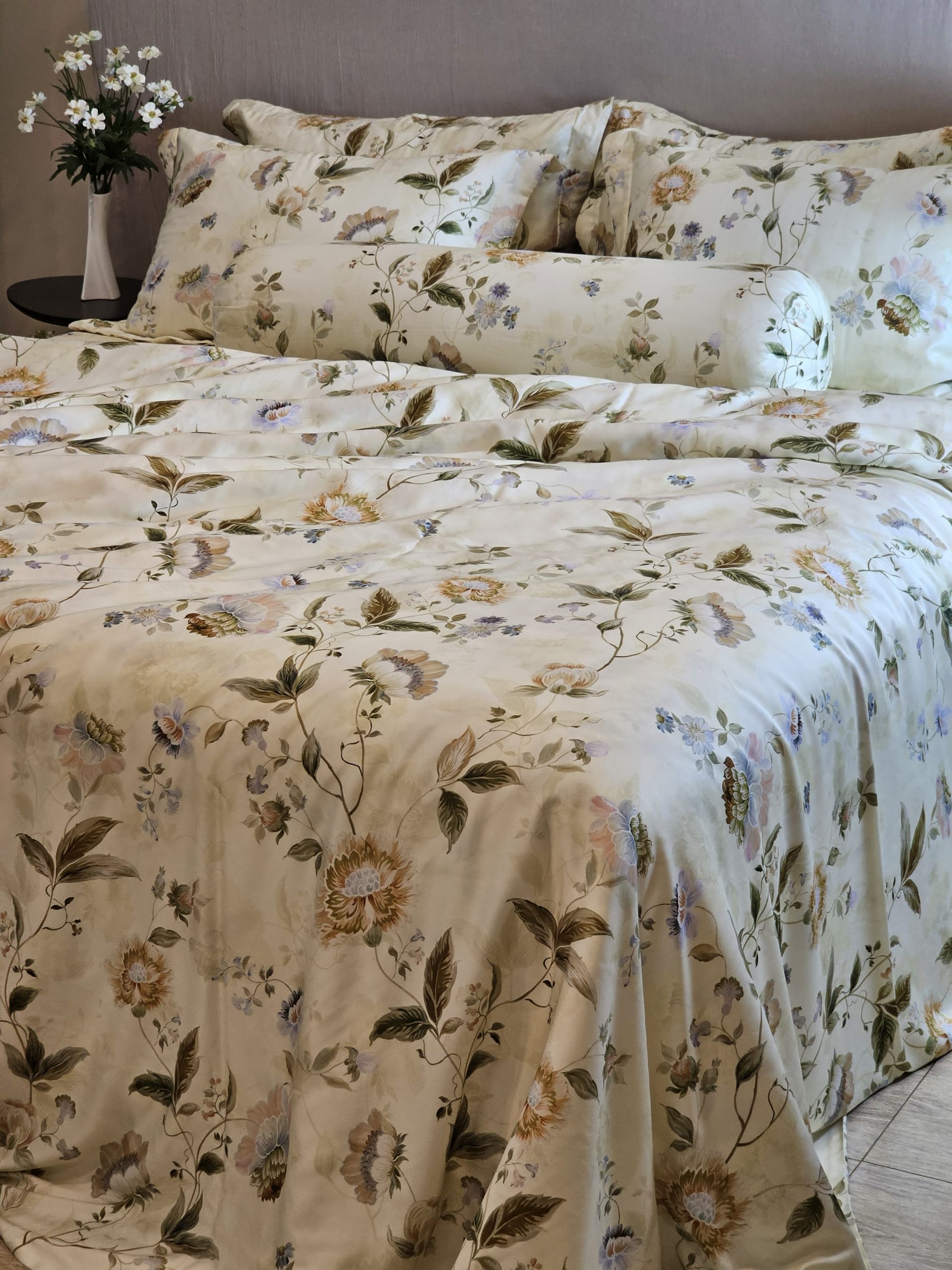 Bộ Ga Bọc Giường BAMBOO SOLID – DRAP BS02