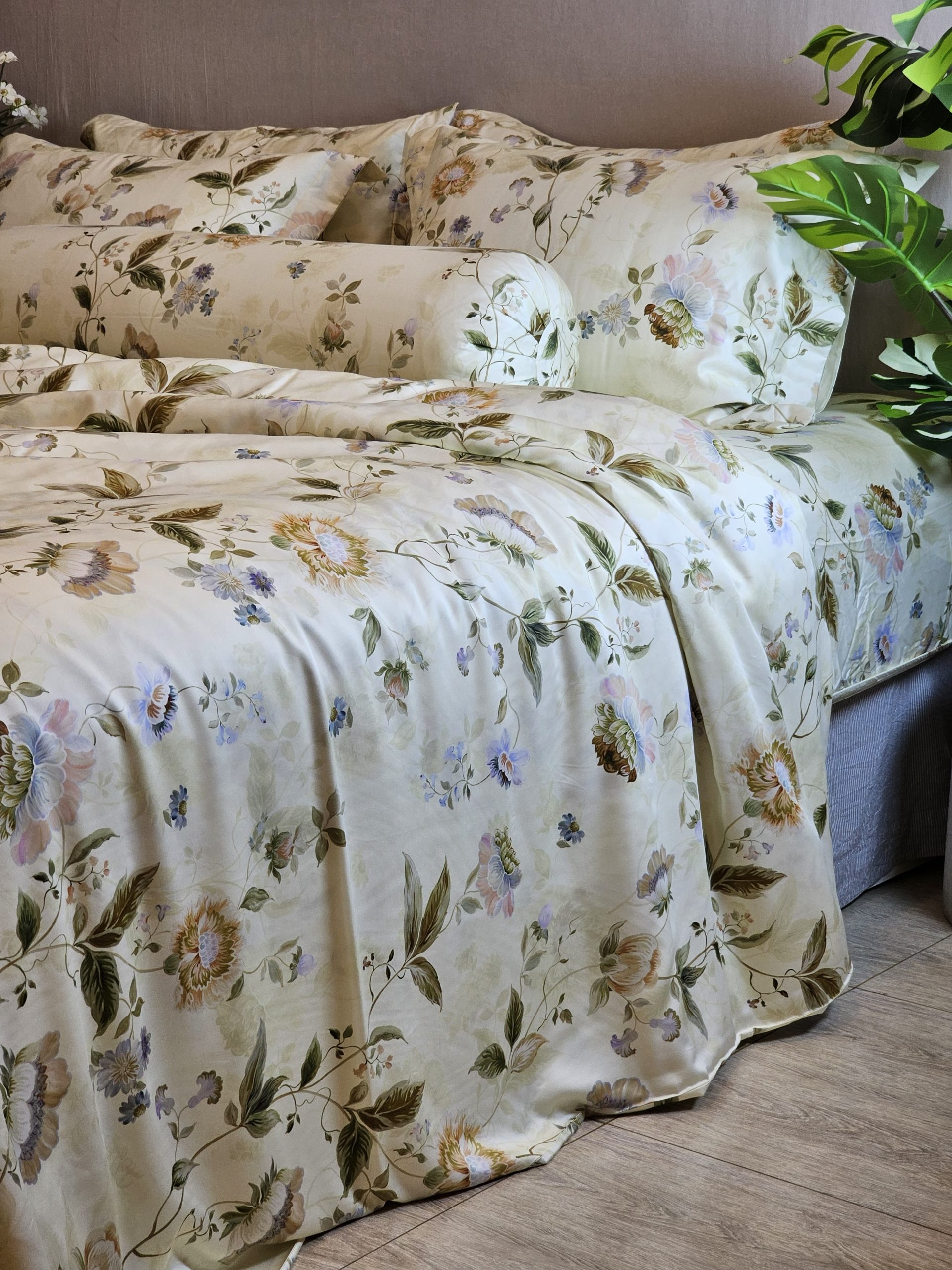 Bộ Ga Bọc Giường BAMBOO SOLID – DRAP BS02
