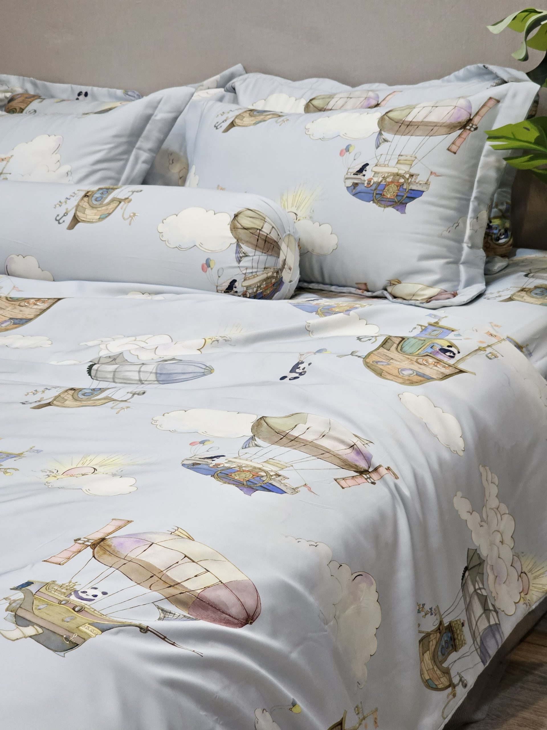 Bộ Ga Bọc Giường BAMBOO SOLID – DRAP BS03